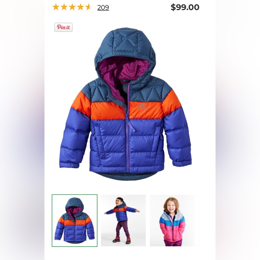 LL Bean Winter Coat -Toddler